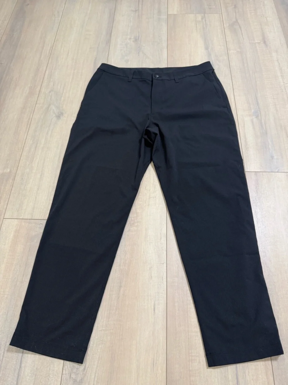 lululemon athletica Men's Black Dress Pants - Tailored Straight